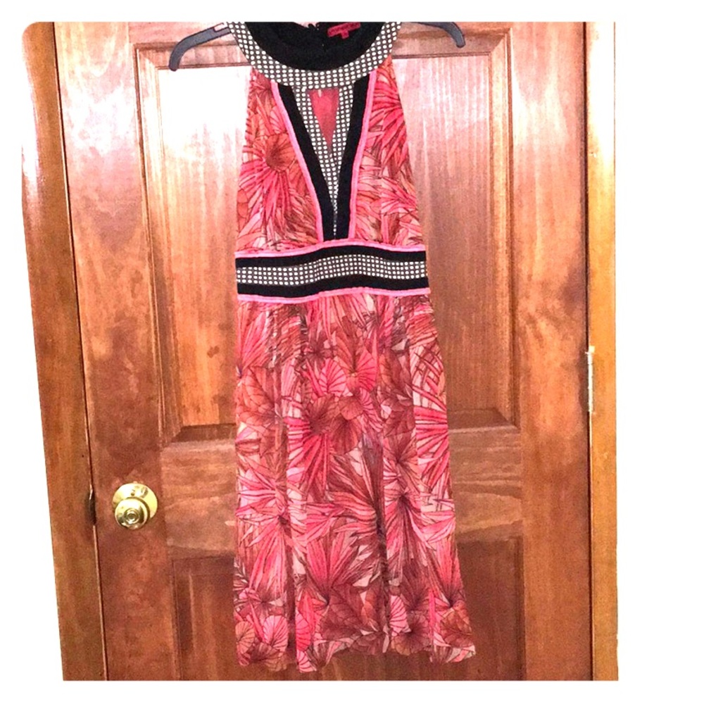 Unique Vivienne Tam High Collar Dress